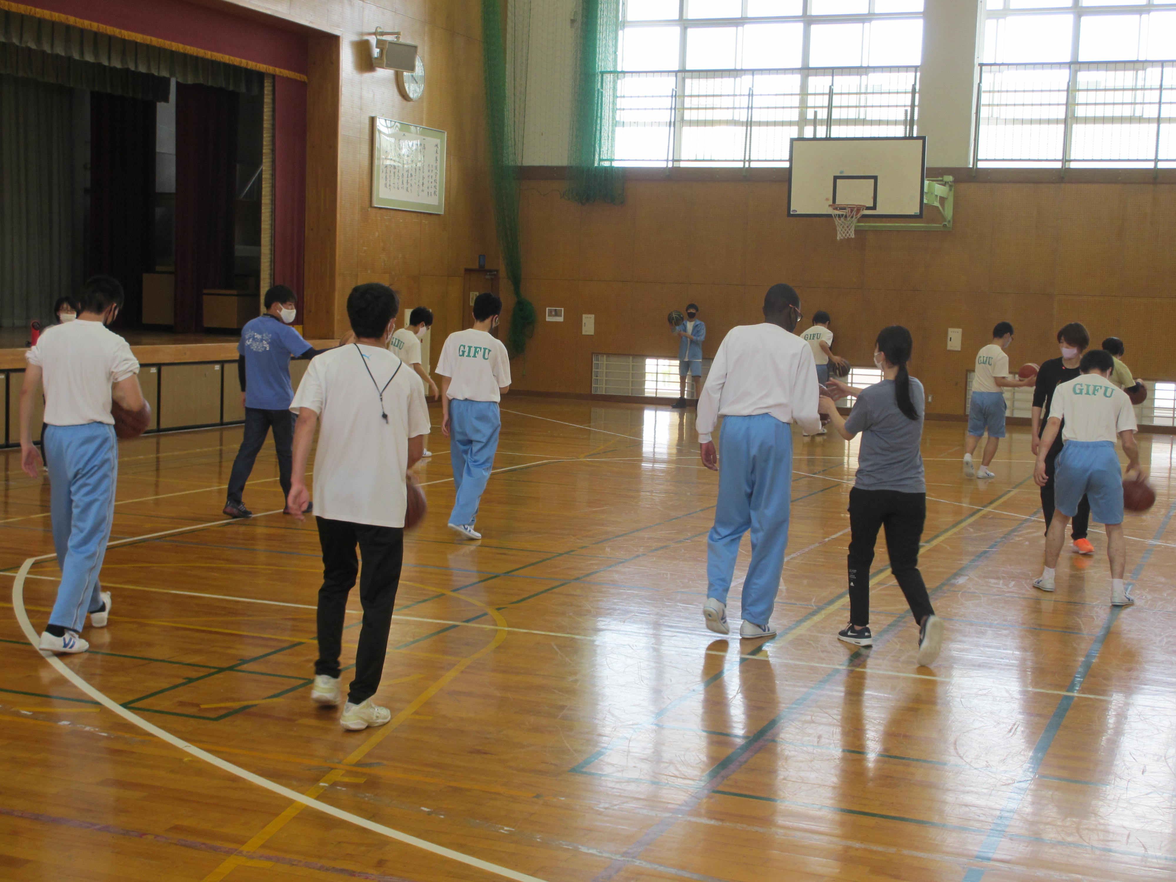 バスケットボール部の写真