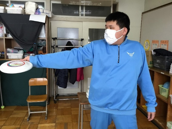 フライングディスク部の写真