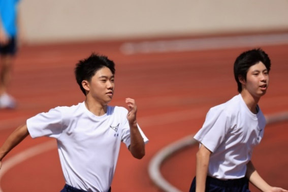 陸上競技部の写真