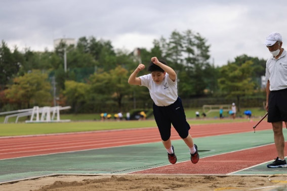陸上競技部の写真