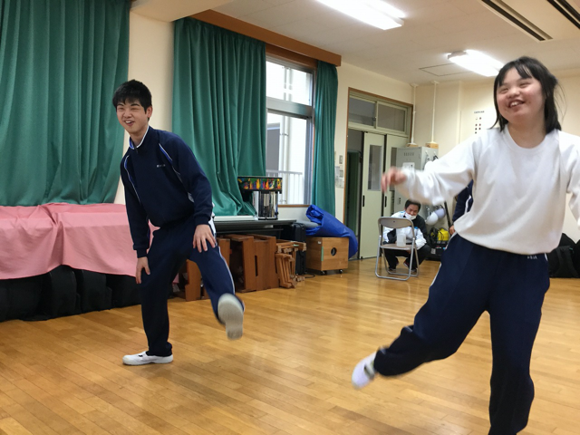 ダンスの練習の写真