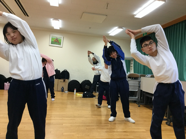 ダンスの練習の写真