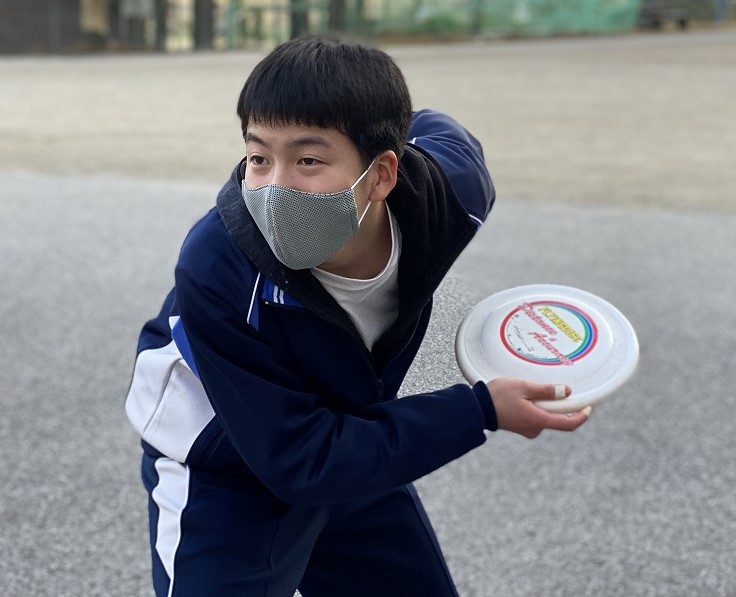 フライングディスク部の写真