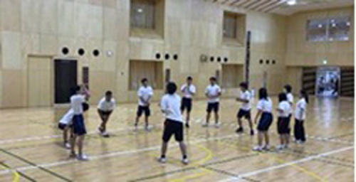 放課後の練習の写真