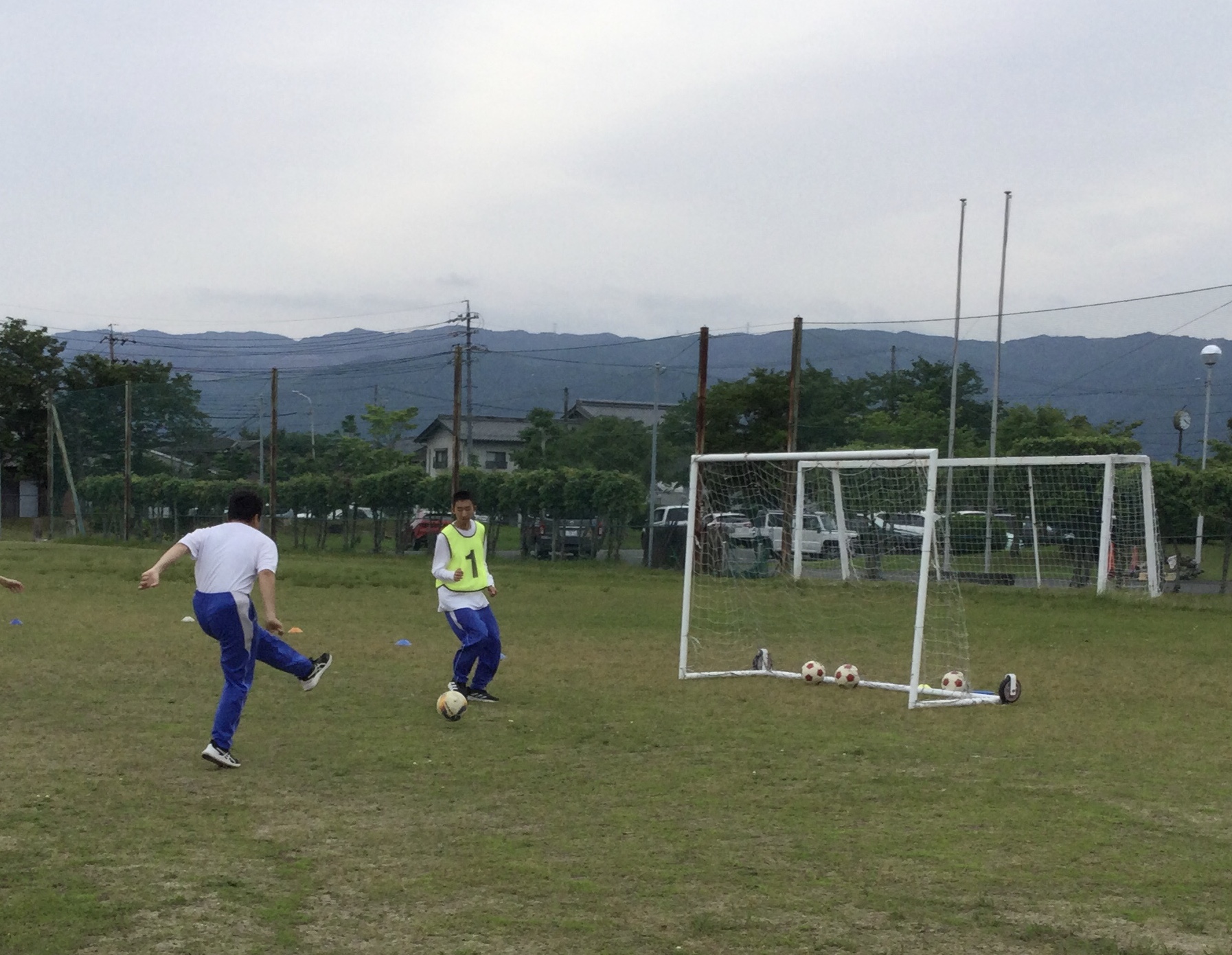 サッカーの写真