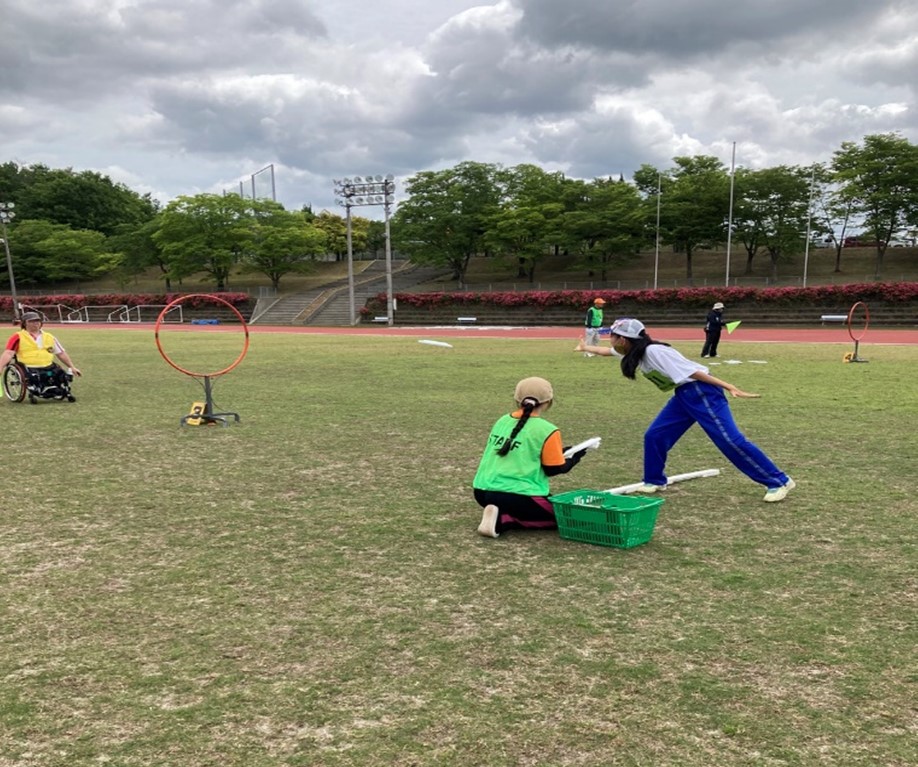 フライングディスク部の写真