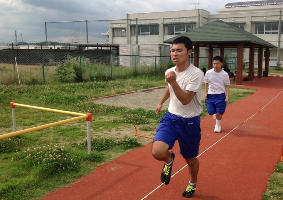 陸上競技部の写真