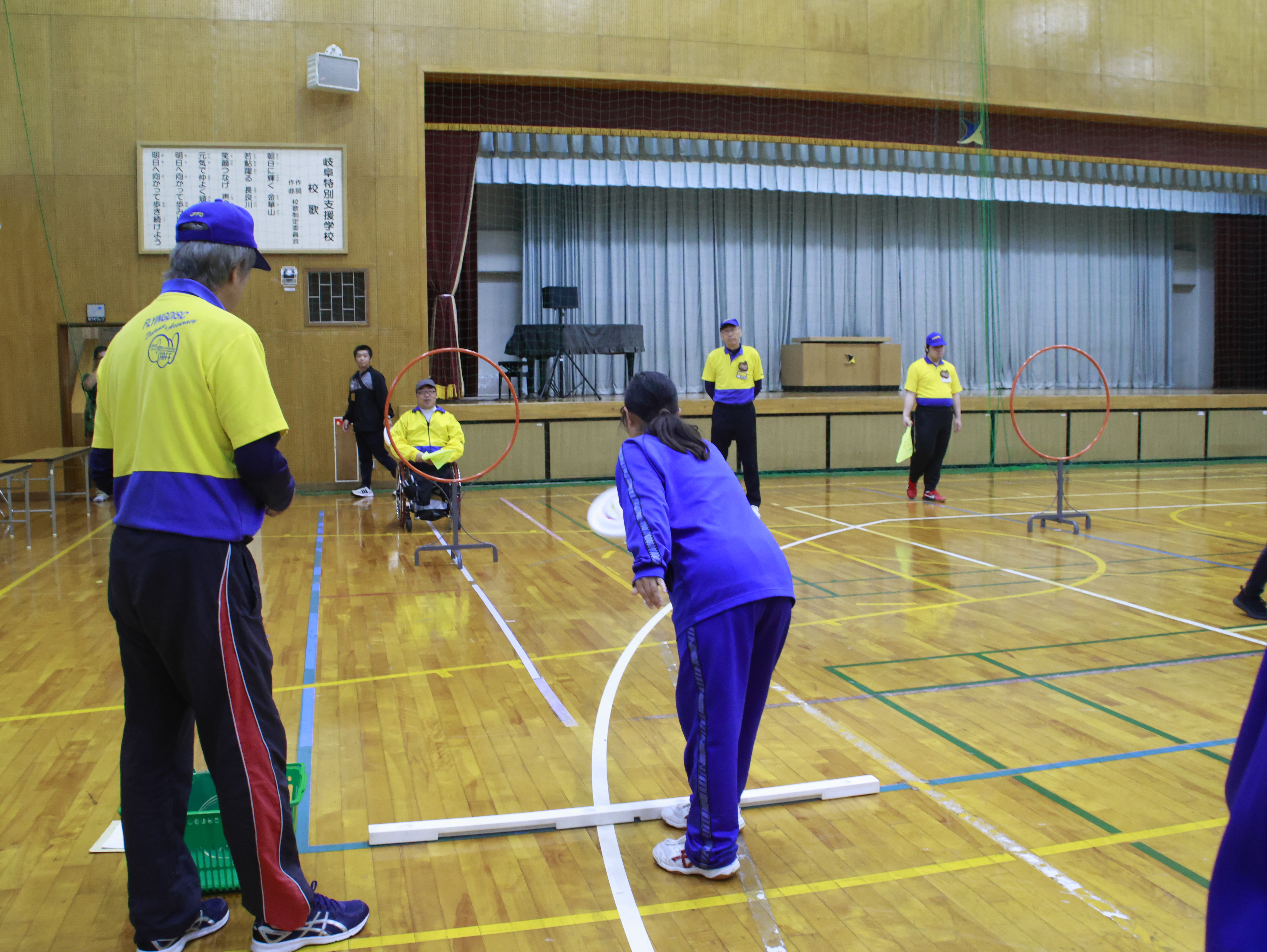 フライングディスク部の写真