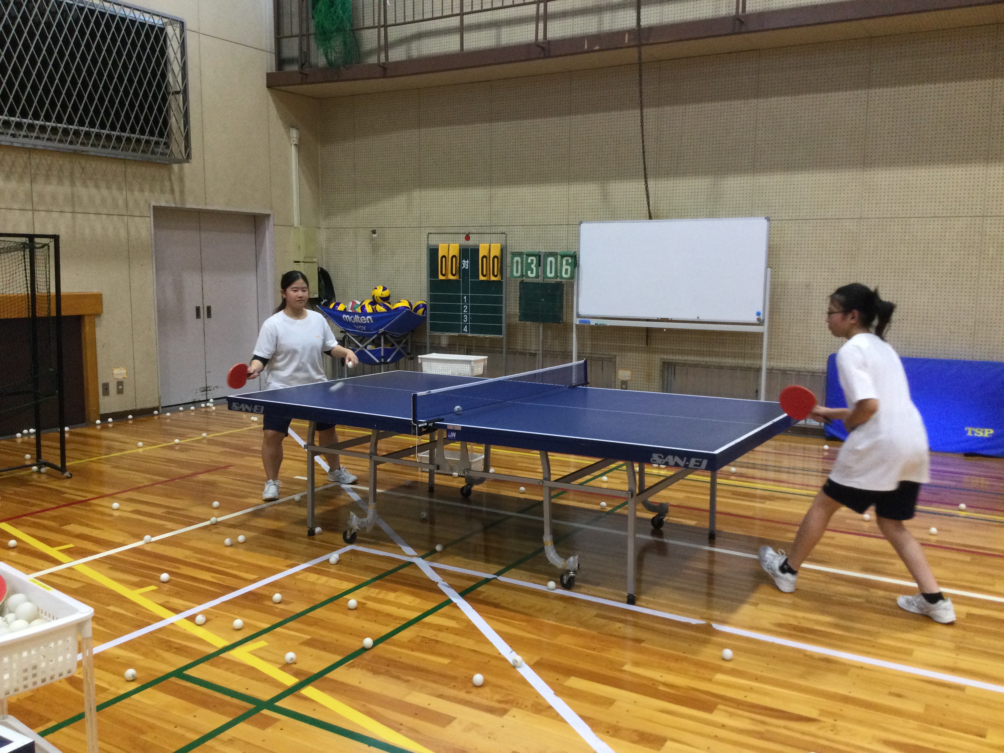卓球の写真