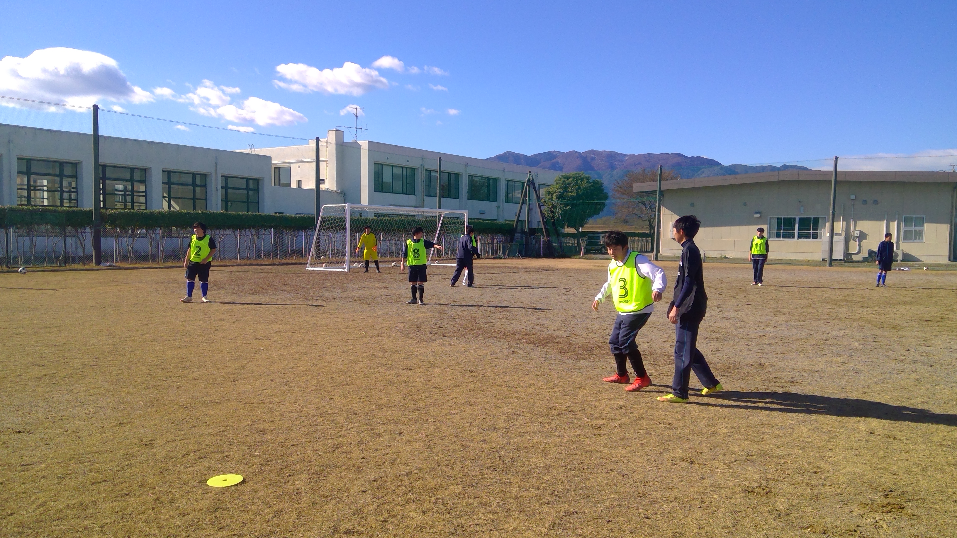 サッカー部の写真