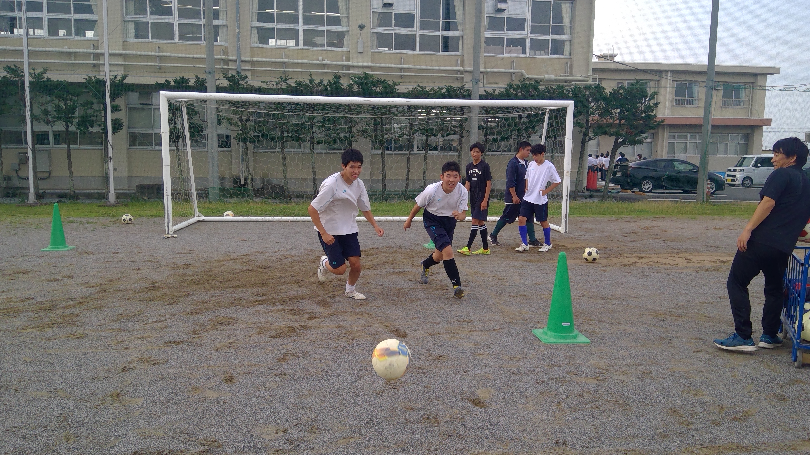 サッカー部の写真