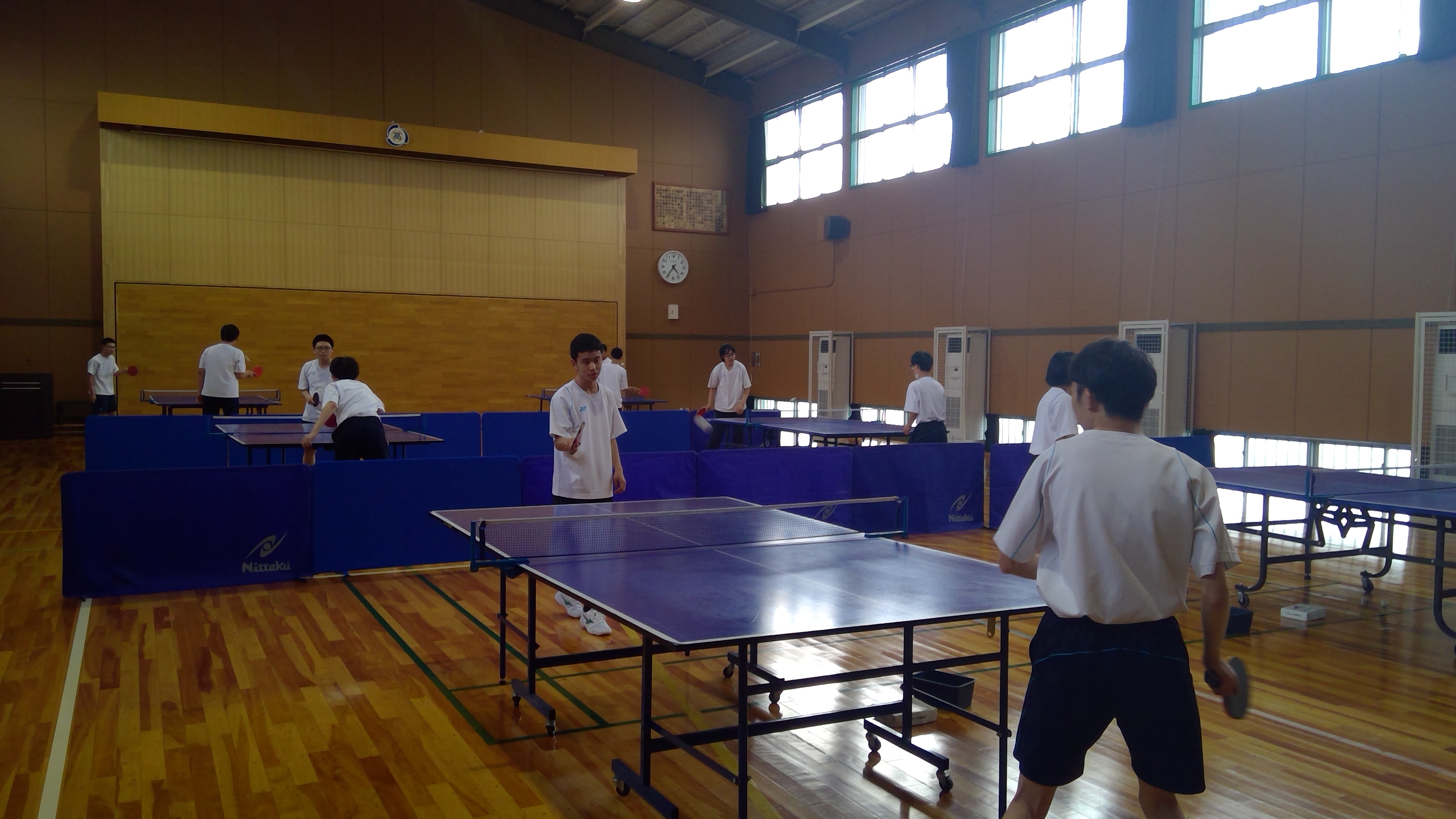 卓球部の写真