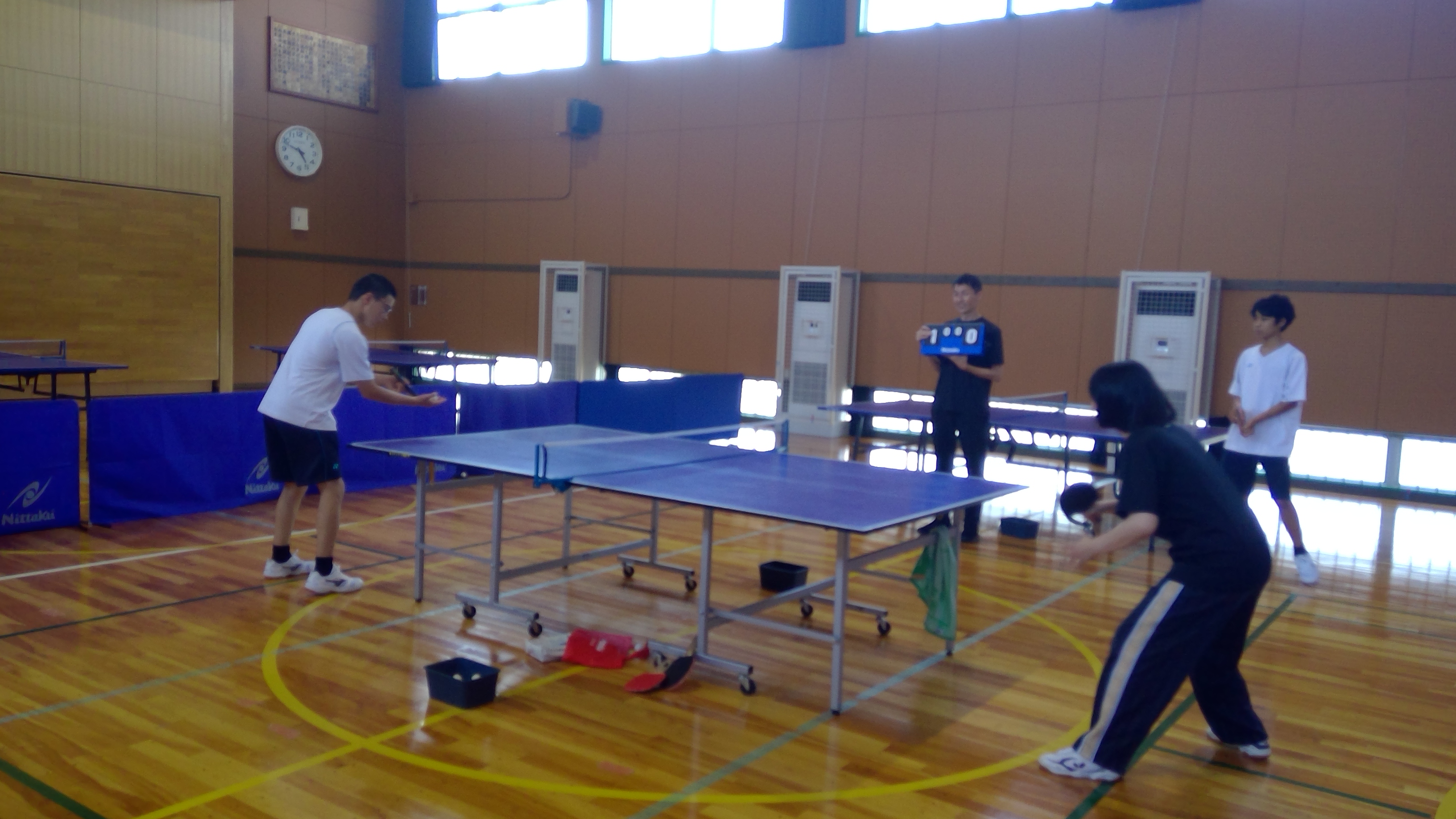 卓球部の写真