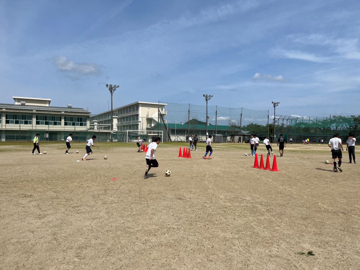 サッカー部の写真