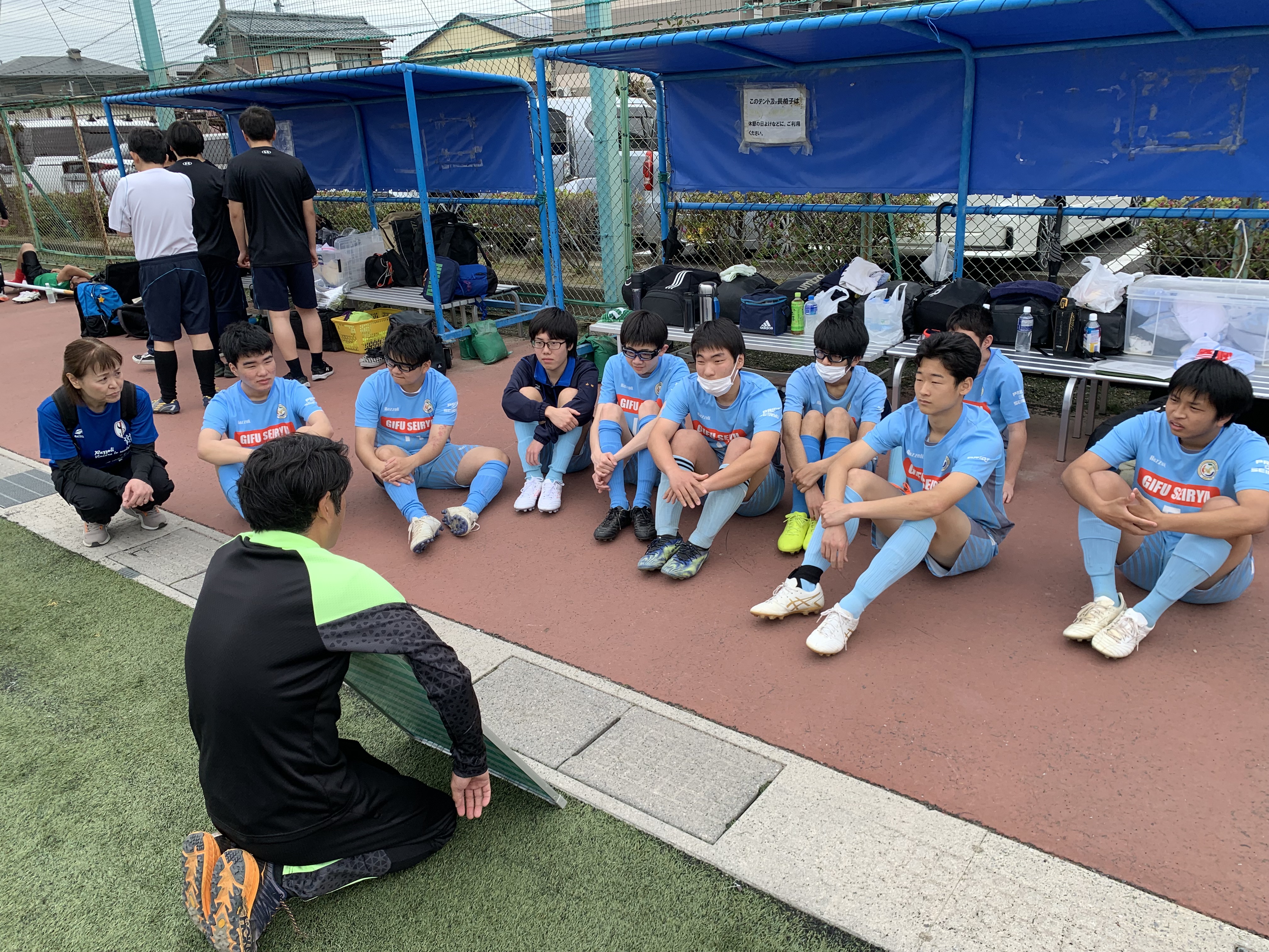 サッカー部の写真