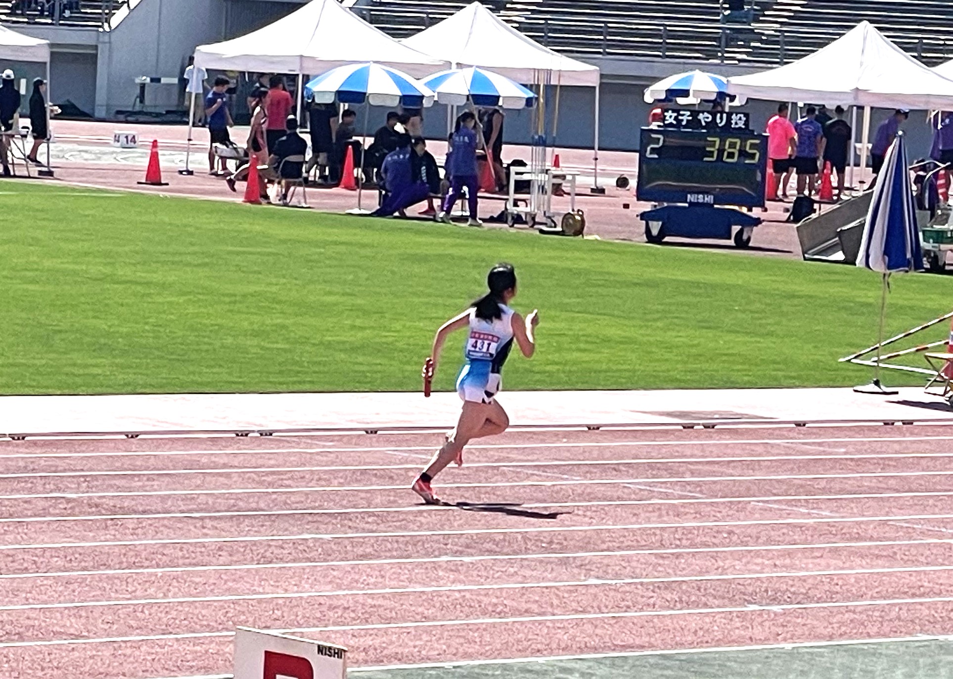 陸上競技部の写真