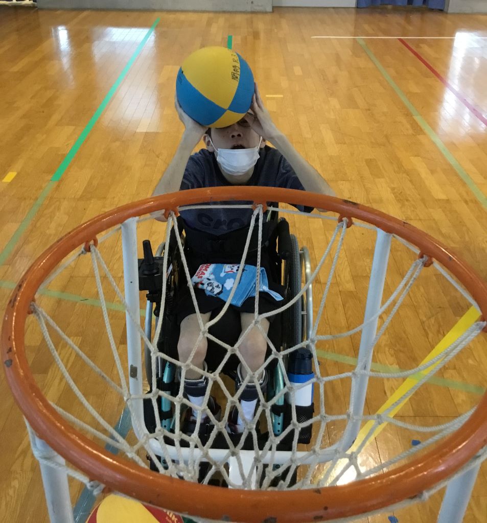 車いすバスケットボールの写真