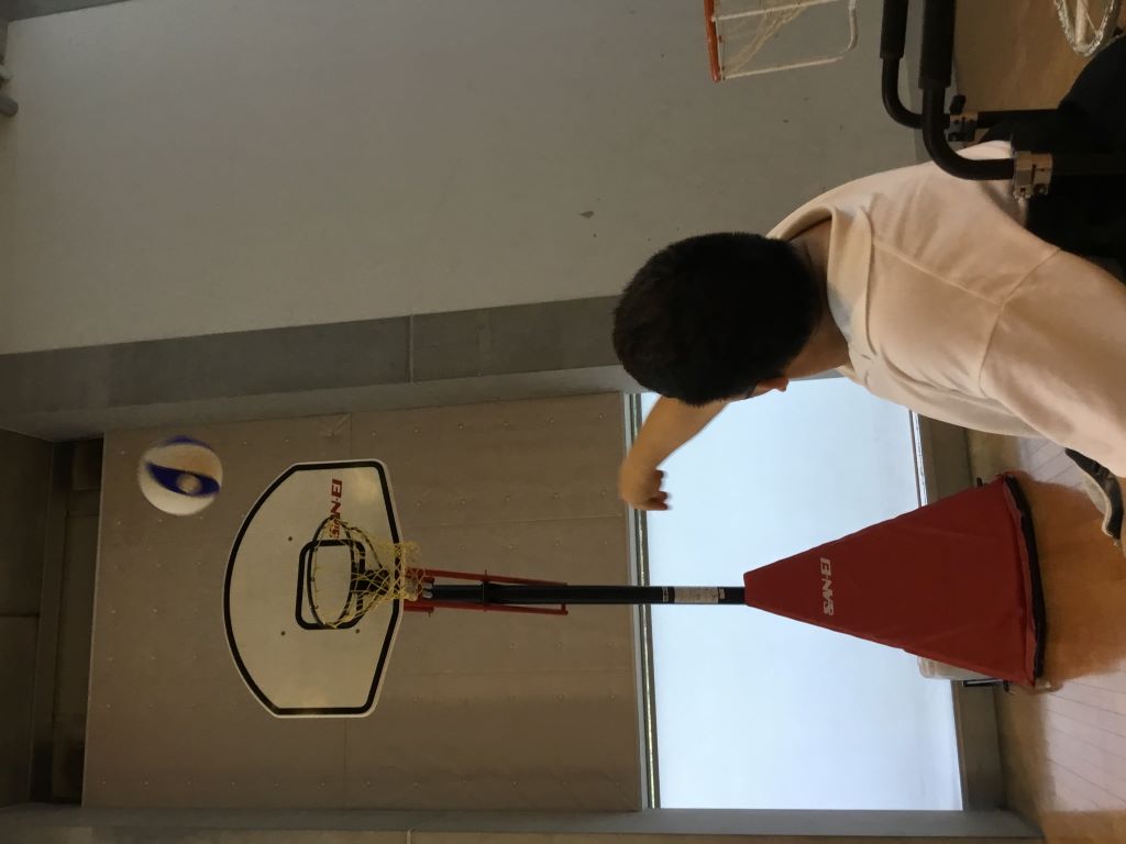 車いすバスケットボールの写真