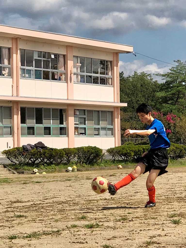 サッカーの写真