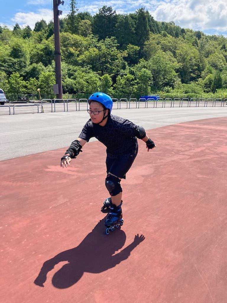 インラインスケートの写真