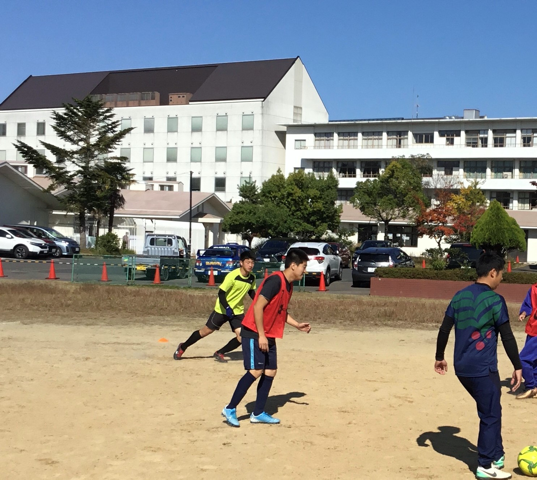 パスの練習の写真