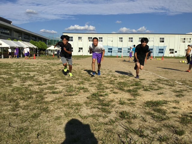 スタートの練習の写真