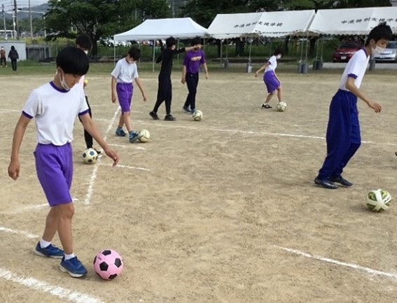 サッカーの写真