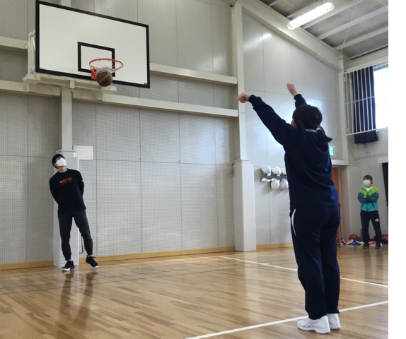 バスケットボールフリースローの写真