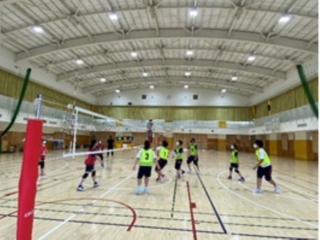 交流試合の写真