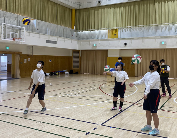 バレーボール教室の写真